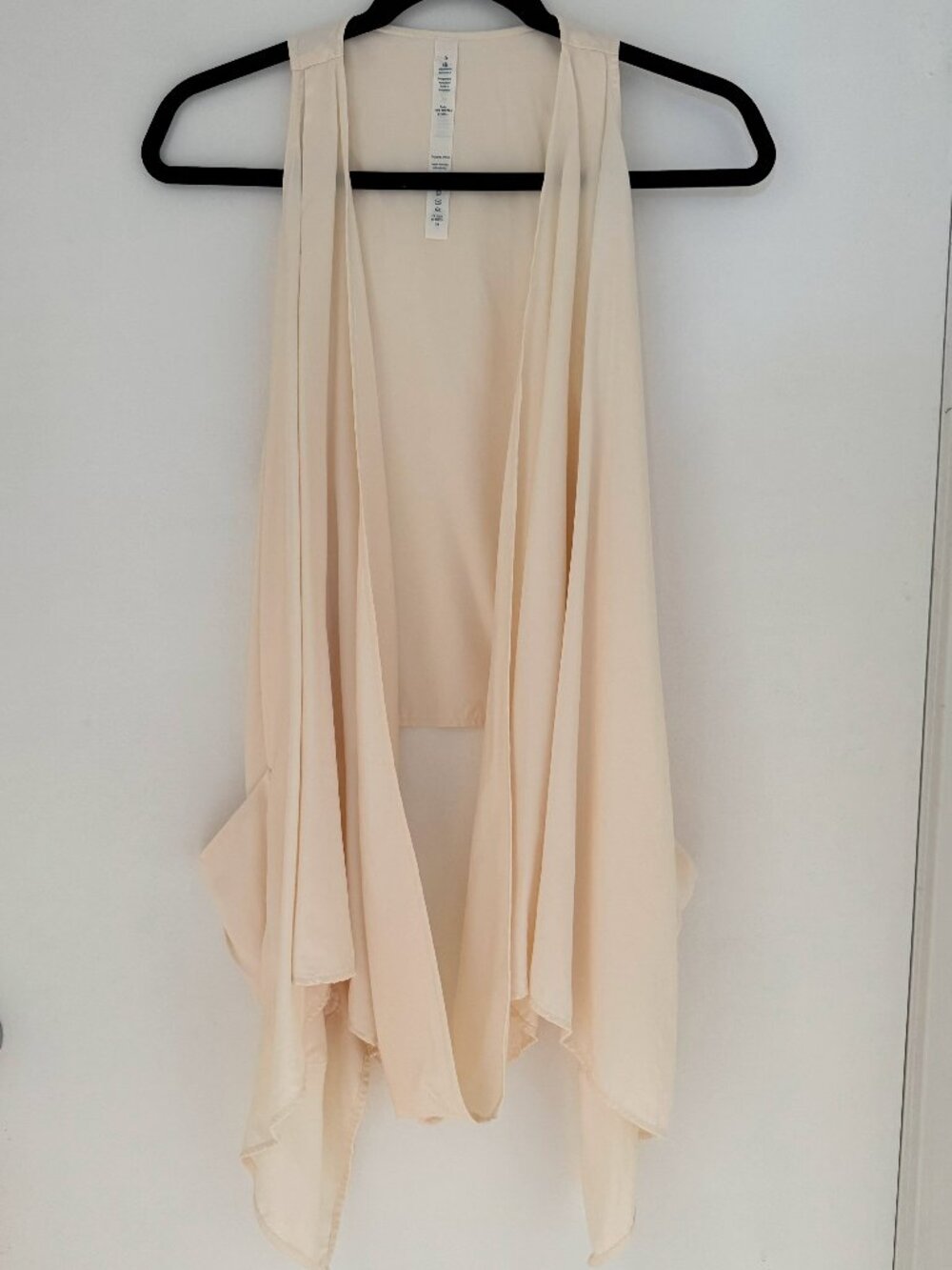 Lululemon Cream Vest, Size 6